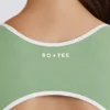 Combinaison Soft Active à dos nu, couleur verte Combinaison Soft Active à dos nu, couleur verte