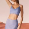Corset à col bénitier orné Selena en bleu Corset à col bénitier orné Selena en bleu
