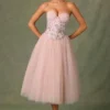 Corset sans bonnets à lacets Elia orné de dentelle, rose floral Corset sans bonnets à lacets Elia orné de dentelle, rose floral