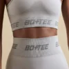 Crop top sans coutures à dos nageur, couleur argent Crop top sans coutures à dos nageur, couleur argent