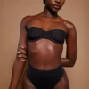 Culotte taille haute en maille douce Intimates, couleur noire Culotte taille haute en maille douce Intimates, couleur noire