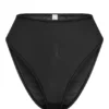 Culotte taille haute en maille douce Intimates, couleur noire Culotte taille haute en maille douce Intimates, couleur noire