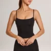 Débardeur Ailany en modal à encolure dégagée, noir Débardeur Ailany en modal à encolure dégagée, noir