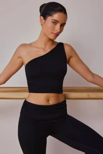 Débardeur asymétrique noir
