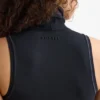 Débardeur à col roulé Soft Active en noir Débardeur à col roulé Soft Active en noir