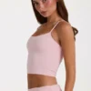 Débardeur court en modal couleur Blush Débardeur court en modal couleur Blush