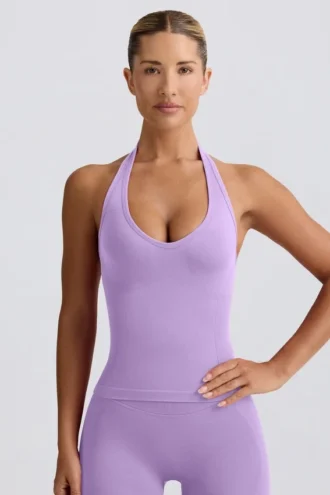 Débardeur à dos nu Define Luxe en lilas
