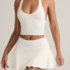Débardeur à dos nu en modal Kori, blanc Débardeur à dos nu en modal Kori, blanc