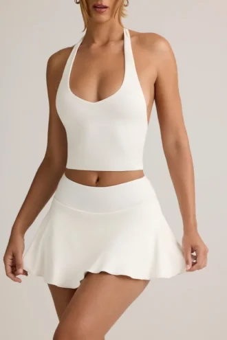 Débardeur à dos nu en modal Kori, blanc