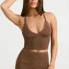 Débardeur en maille épaisse couleur Coco Débardeur en maille épaisse couleur Coco