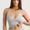 Débardeur en maille épaisse, gris chiné Débardeur en maille épaisse, gris chiné