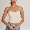 Débardeur à encolure dégagée Ailany en modal, couleur ivoire Débardeur à encolure dégagée Ailany en modal, couleur ivoire