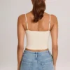 Débardeur à encolure dégagée Ailany en modal, couleur ivoire Débardeur à encolure dégagée Ailany en modal, couleur ivoire