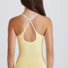 Débardeur Soft Active à dos croisé, couleur Lemon Débardeur Soft Active à dos croisé, couleur Lemon