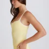 Débardeur Soft Active à dos croisé, couleur Lemon Débardeur Soft Active à dos croisé, couleur Lemon