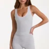 Débardeur Soft Active en gris chiné Débardeur Soft Active en gris chiné