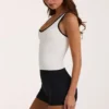 Débardeur Soft Active en marbré ivoire Débardeur Soft Active en marbré ivoire