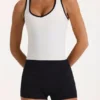 Débardeur Soft Active en marbré ivoire Débardeur Soft Active en marbré ivoire