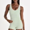 Débardeur Soft Active en marl sauge Débardeur Soft Active en marl sauge