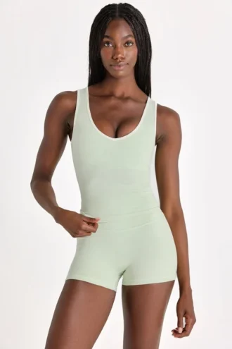 Débardeur Soft Active en marl sauge