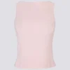 Débardeur Soft Active à encolure bateau et dos nu, couleur rose ballet Débardeur Soft Active à encolure bateau et dos nu, couleur rose ballet