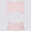 Débardeur Soft Active à encolure bateau et dos nu, couleur rose ballet Débardeur Soft Active à encolure bateau et dos nu, couleur rose ballet