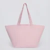 Grand sac fourre-tout rose poudré Grand sac fourre-tout rose poudré