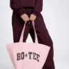 Grand sac fourre-tout rose poudré Grand sac fourre-tout rose poudré