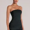 Haut bandeau long Leni en noir