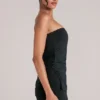 Haut bandeau long Leni en noir