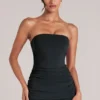 Haut bandeau long Leni en noir