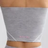 Haut bandeau Soft Active à bordures contrastées, gris chiné Haut bandeau Soft Active à bordures contrastées, gris chiné