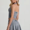 Haut corset dos nu Lotta en bleu clair Haut corset dos nu Lotta en bleu clair
