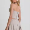 Haut corset dos nu Lotta en écru Haut corset dos nu Lotta en écru