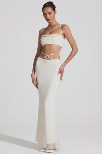 haut court dos crois orn pisa en blanc 1 330x495 - Haut court &agrave; dos crois&eacute; orn&eacute; Pisa en blanc