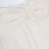 Haut court sans bretelles en popeline de coton à nouer sur le devant Alma, blanc Haut court sans bretelles en popeline de coton à nouer sur le devant Alma, blanc