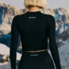 Haut de base sans coutures Super Sculpt en noir Haut de base sans coutures Super Sculpt en noir