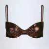 Haut de bikini à armatures Aluna en bronze Haut de bikini à armatures Aluna en bronze