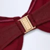 Haut de bikini à armatures froncé et orné de perles Bruny, couleur cerise foncée Haut de bikini à armatures froncé et orné de perles Bruny, couleur cerise foncée