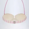 Haut de bikini balconnet à armatures et dos nu Ascona, rayures mauves Haut de bikini balconnet à armatures et dos nu Ascona, rayures mauves