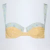 Haut de bikini balconnet à armatures Vallibona en vichy jaune