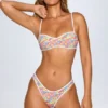 Bas de bikini Minori Cheeky à imprimé multicolore vif Bas de bikini Minori Cheeky à imprimé multicolore vif