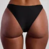 Haut de bikini bandeau Praslin orné de perles, noir Haut de bikini bandeau Praslin orné de perles, noir