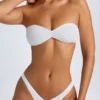 Haut de bikini bandeau Rio en blanc Haut de bikini bandeau Rio en blanc