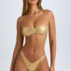 Haut de bikini bandeau Rio en doré Haut de bikini bandeau Rio en doré