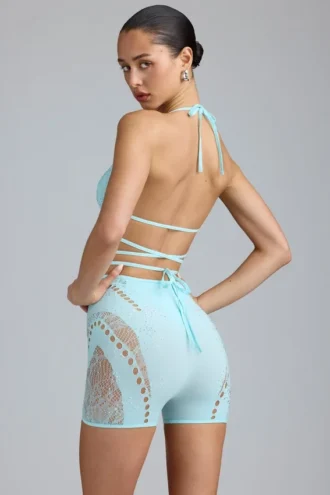 haut de bikini bretelles croises orn liberty bleu glacier 2 330x495 - Haut de bikini &agrave; bretelles crois&eacute;es orn&eacute; Liberty, bleu glacier
