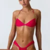 Bas de bikini Pensacola Cheeky en rose framboise