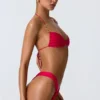 Bas de bikini Pensacola Cheeky en rose framboise