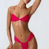 Bas de bikini Pensacola Cheeky en rose framboise