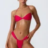 Bas de bikini Pensacola Cheeky en rose framboise